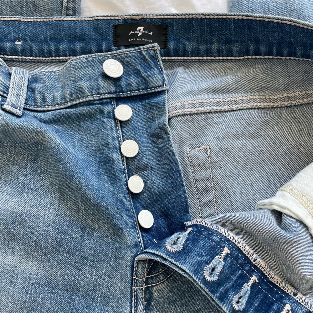 7 For All Mankind® Josefina High Waist Boyfriend Jeans (Ventana) Size 31 - Picture 10 of 15